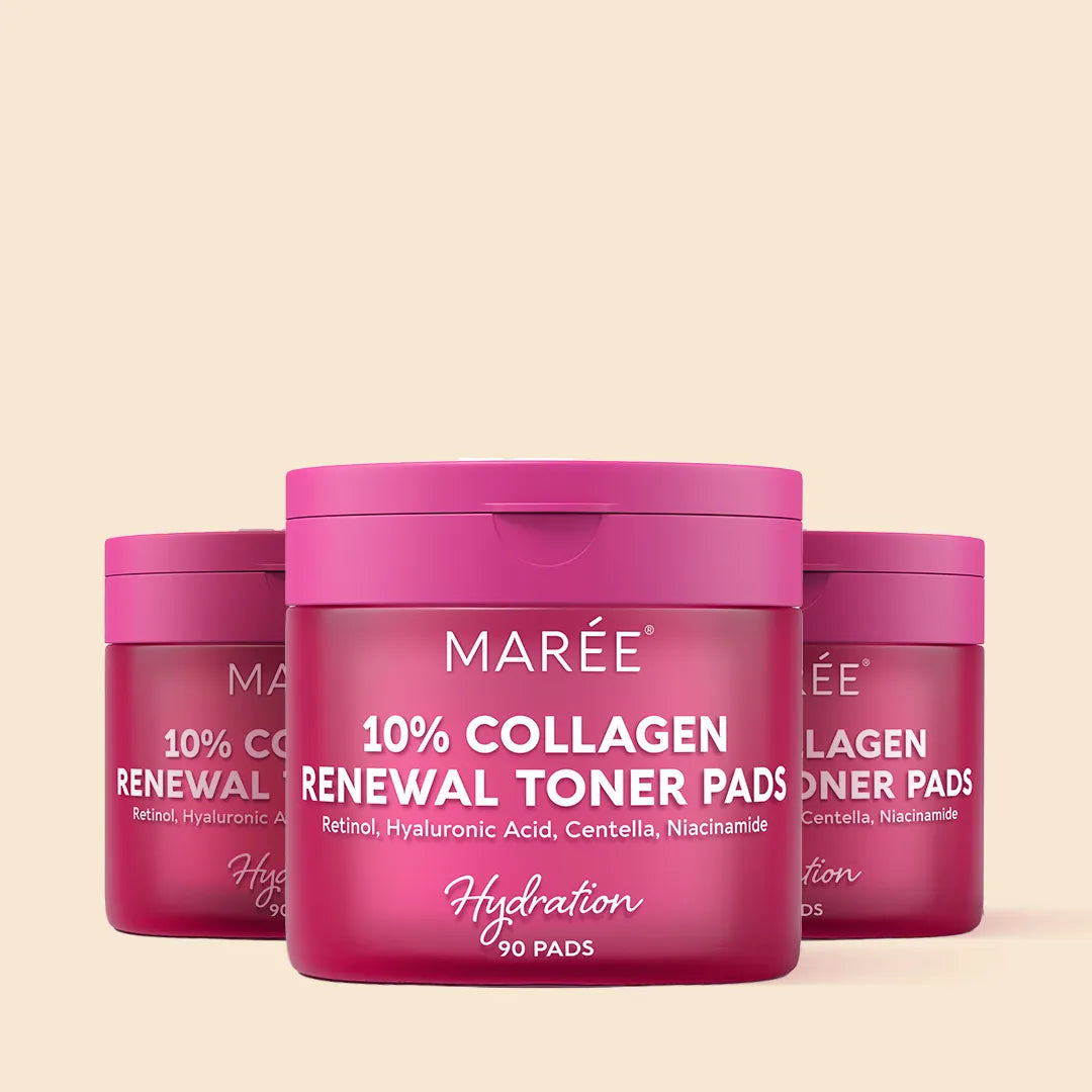 Collagen & Retinol Toner Pads — Anti-Aging Daily Exfoliating Treatment