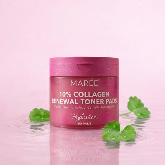Collagen & Retinol Toner Pads — Anti-Aging Daily Exfoliating Treatment