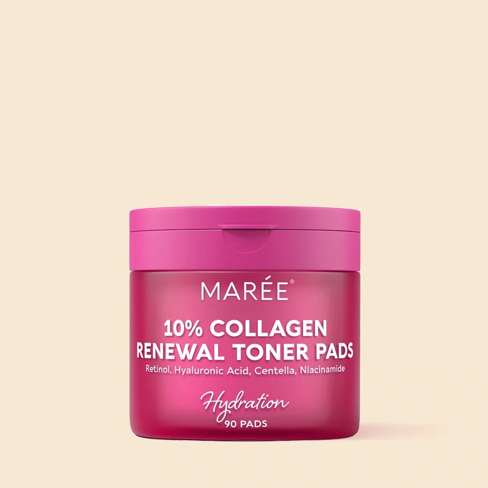 Collagen & Retinol Toner Pads — Anti-Aging Daily Exfoliating Treatment