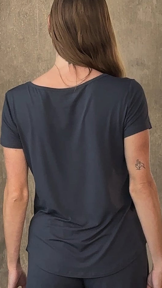 Women's Bamboo Lounge Set — Buttery-Soft T-Shirt & Shorts for Ultimate Comfort