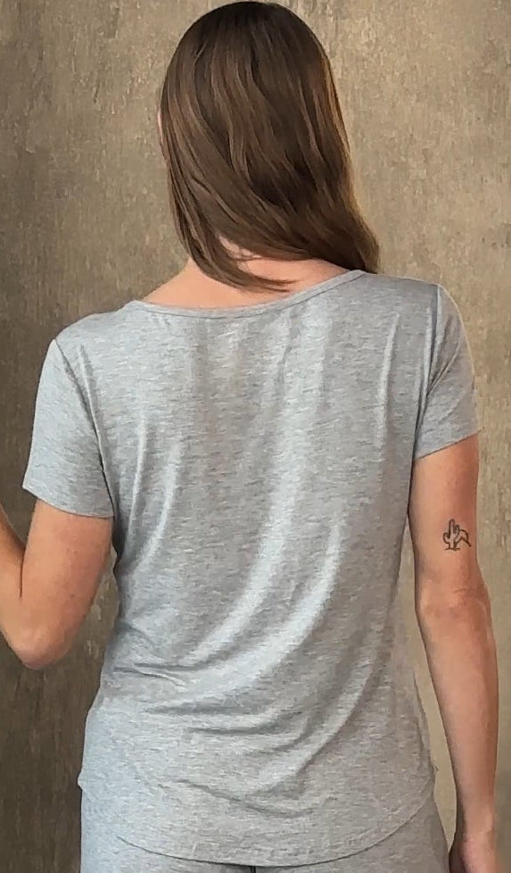 Women's Bamboo Lounge Set — Buttery-Soft T-Shirt & Shorts for Ultimate Comfort