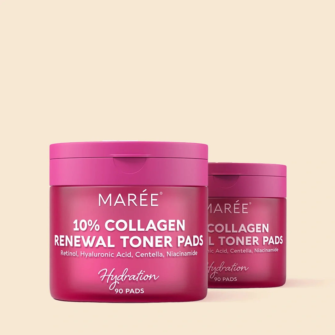 Collagen & Retinol Toner Pads — Anti-Aging Daily Exfoliating Treatment